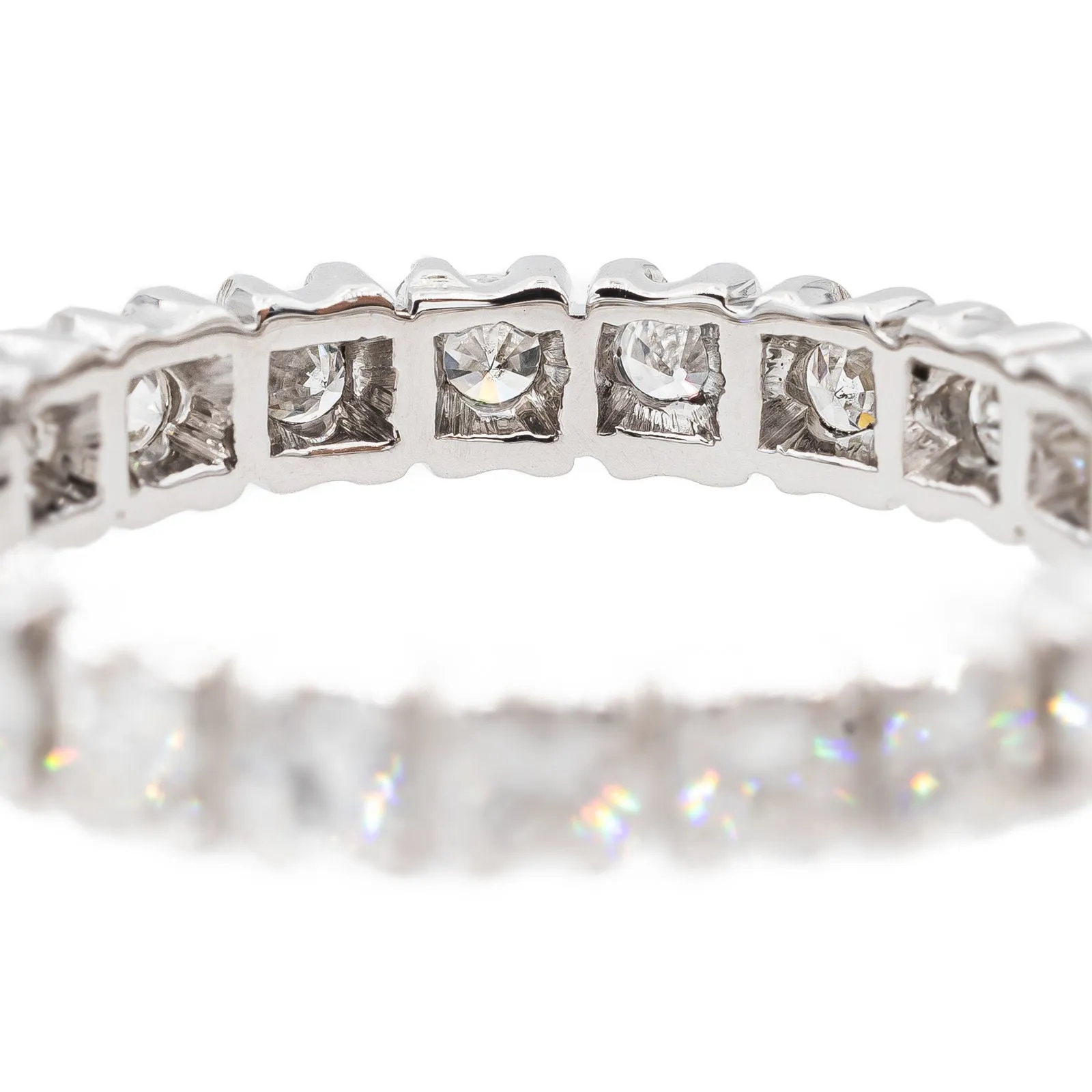 Bague Alliance Or blanc Diamant sold by 58 Facettes product image thumbnail 2