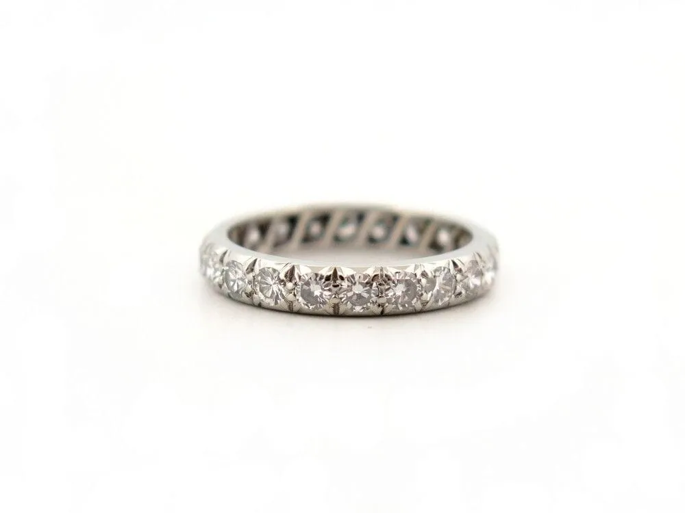 bague alliance americaine 22 diamants 1.5ct or blanc sold by 58 Facettes product image thumbnail 3