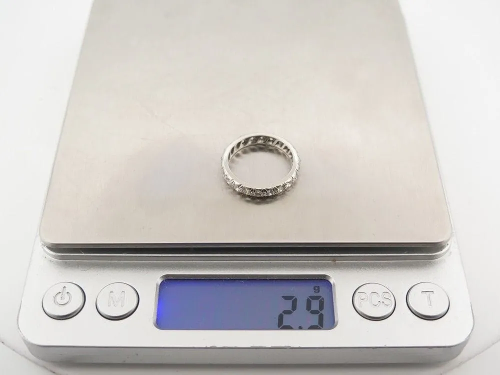 bague alliance americaine 22 diamants 1.5ct or blanc sold by 58 Facettes product image thumbnail 5