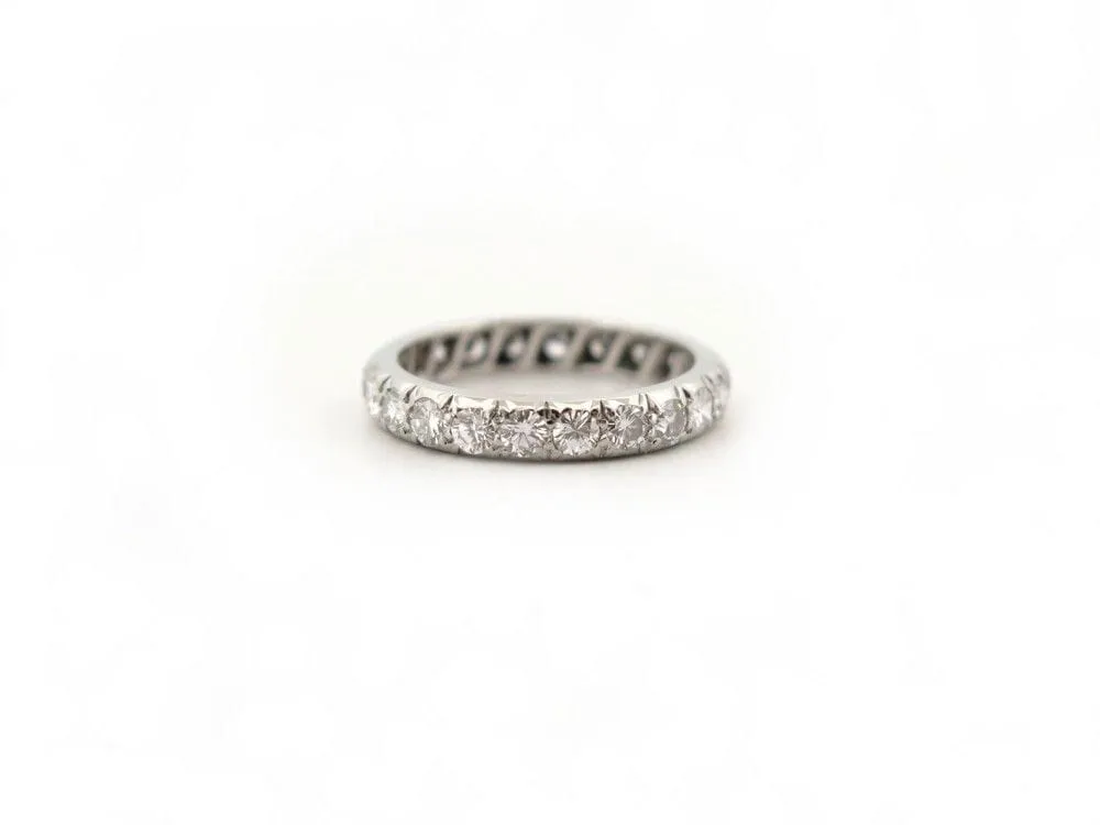bague alliance americaine 22 diamants 1.5ct or blanc sold by 58 Facettes product image thumbnail 2