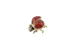 Broche coccinelle en or jaune émaillé sold by 58 Facettes