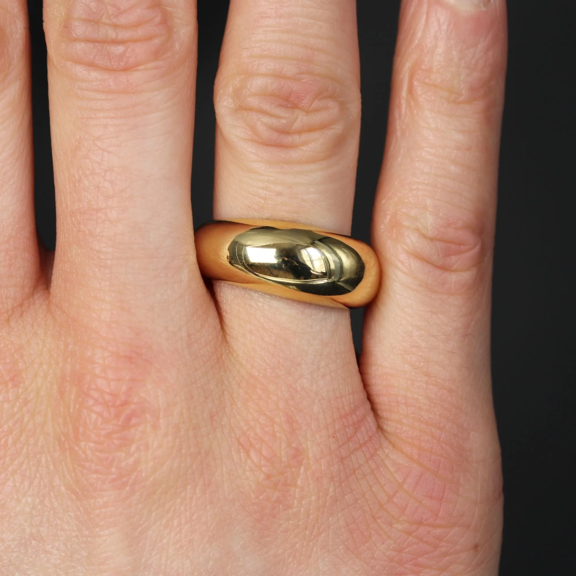 Bague jonc bombé sold by 58 Facettes product image thumbnail 5