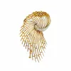 Broche Rétro Volute 1.30 Carats Diamants Or Jaune 18 Carats sold by 58 Facettes