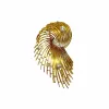 Broche Rétro Volute 1.30 Carats Diamants Or Jaune 18 Carats sold by 58 Facettes