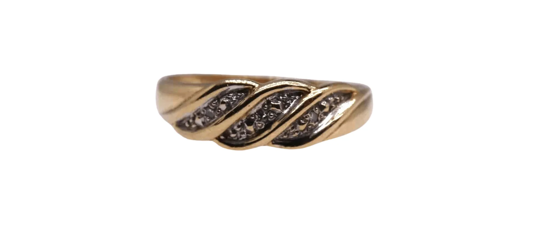 Bague Or jaune Diamants sold by 58 Facettes