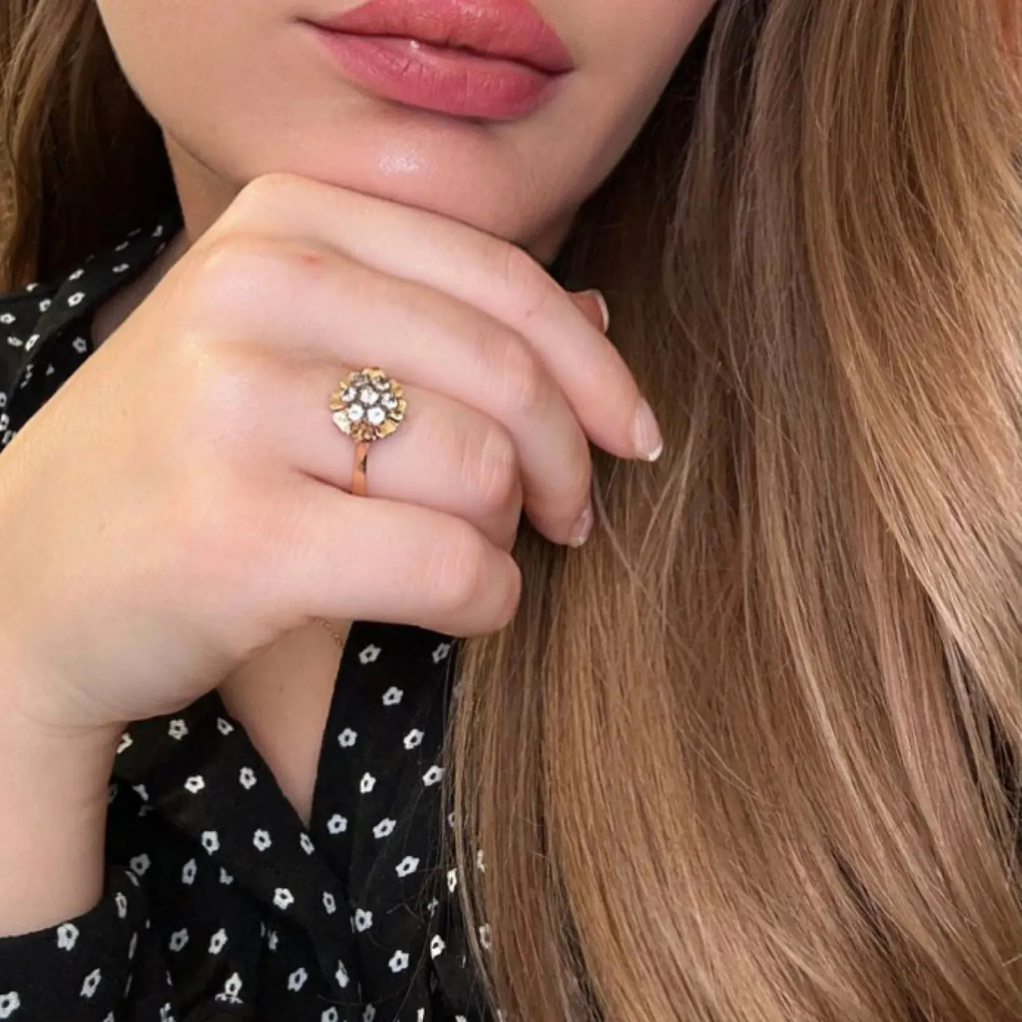 Bague Pavée or jaune et diamants sold by 58 Facettes product image thumbnail 2