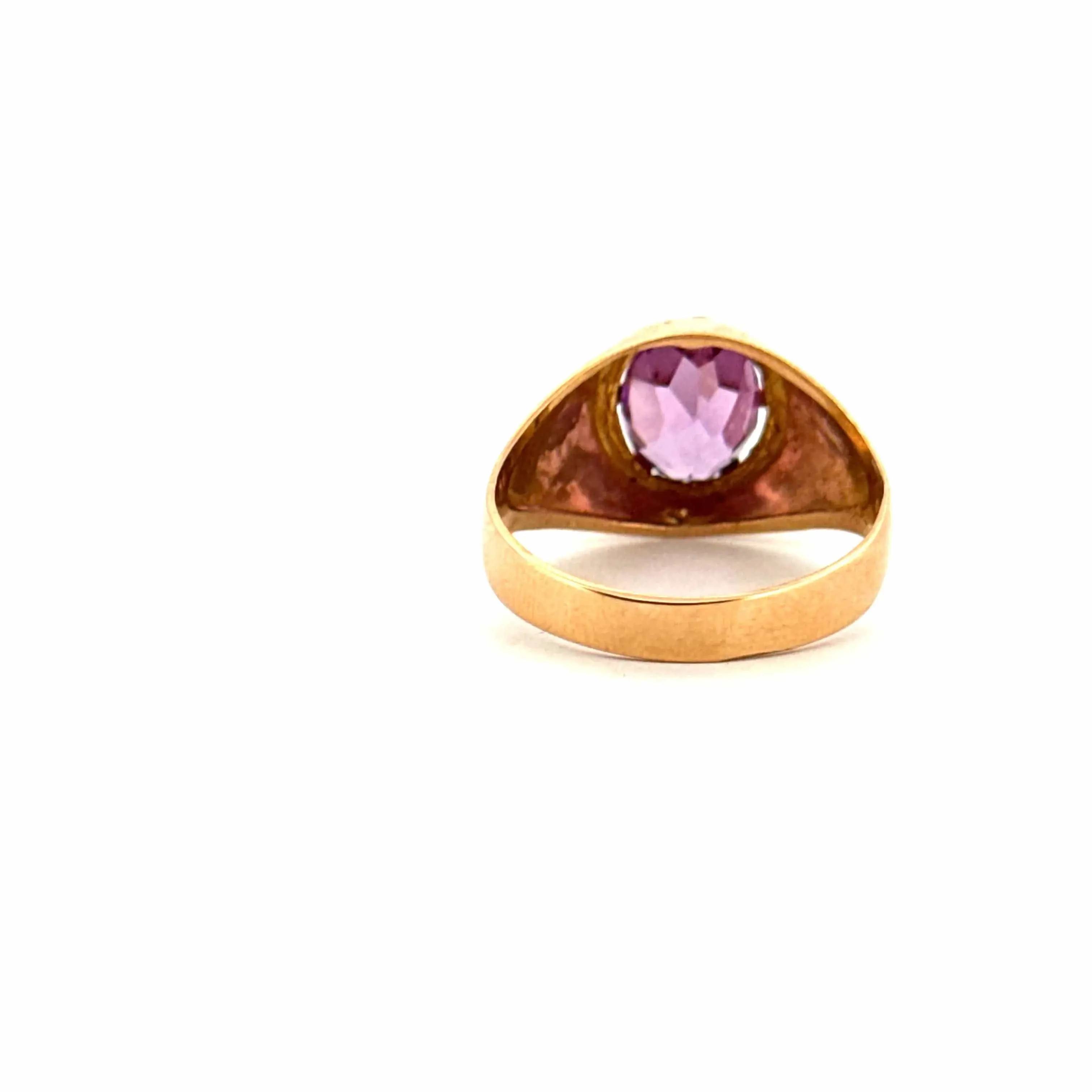 Chevalière or jaune et saphir sold by 58 Facettes product image thumbnail 5