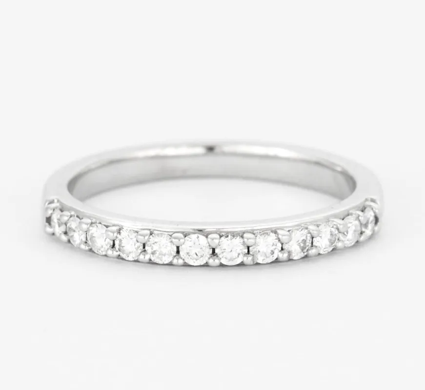 Bague demie alliance Diamants sold by 58 Facettes