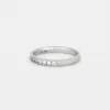 Bague or gris sertis de diamants sold by 58 Facettes