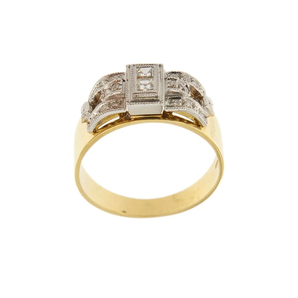 Bague deux ors et diamants sold by 58 Facettes product image thumbnail 5