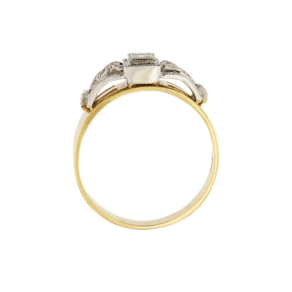 Bague deux ors et diamants sold by 58 Facettes product image thumbnail 2