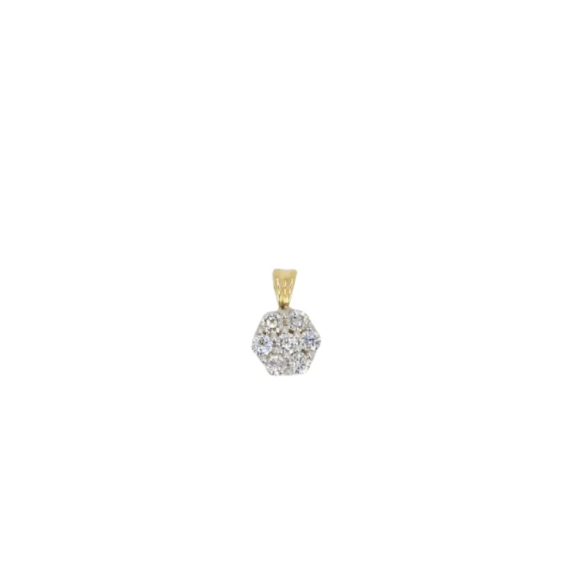 Pendentif fleur 2 Ors Diamants sold by 58 Facettes
