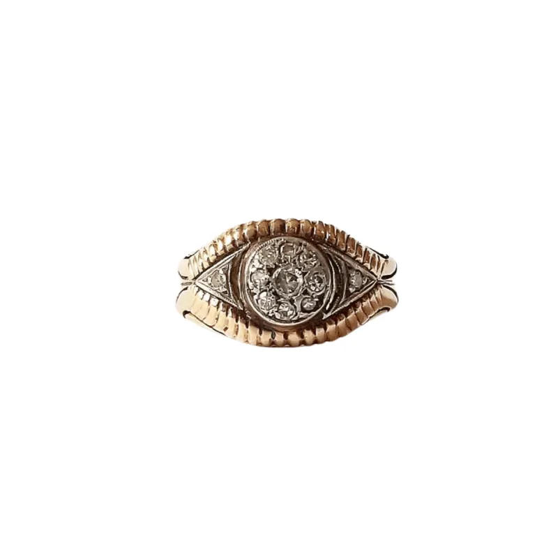 Bague Or Jaune et diamants sold by 58 Facettes