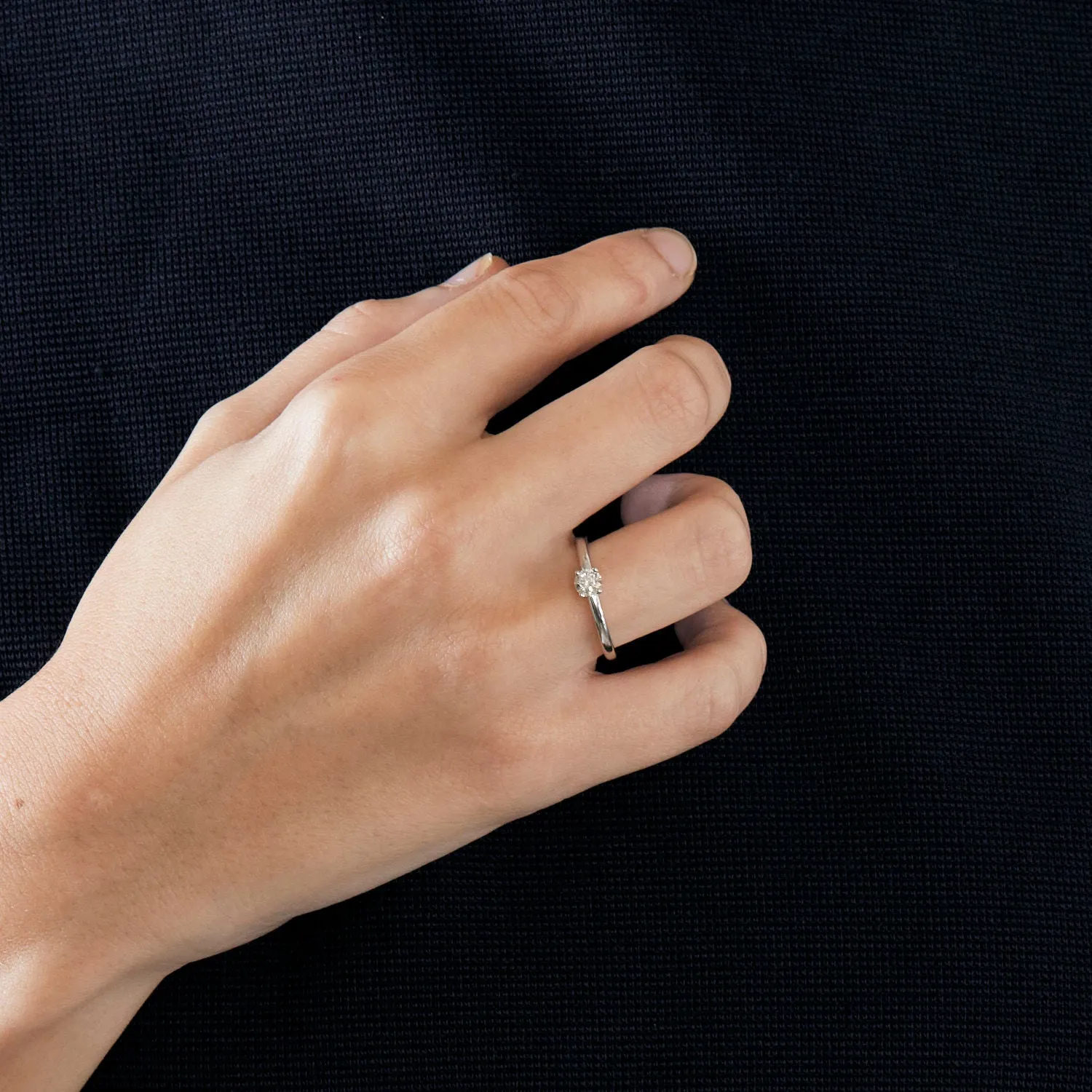 Solitaire or blanc diamant sold by 58 Facettes product image thumbnail 2