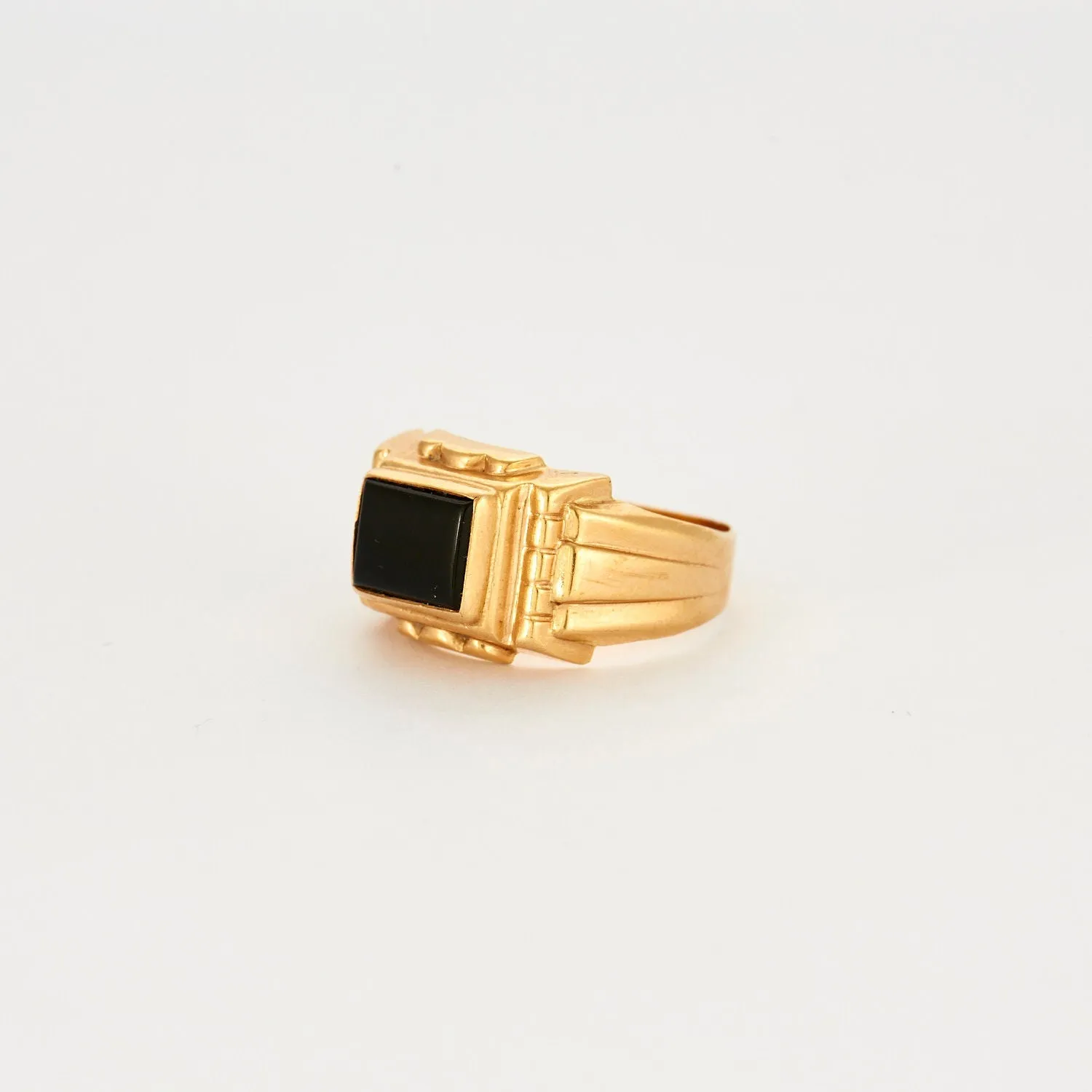 Bague chevalière onyx sold by 58 Facettes product image thumbnail 3