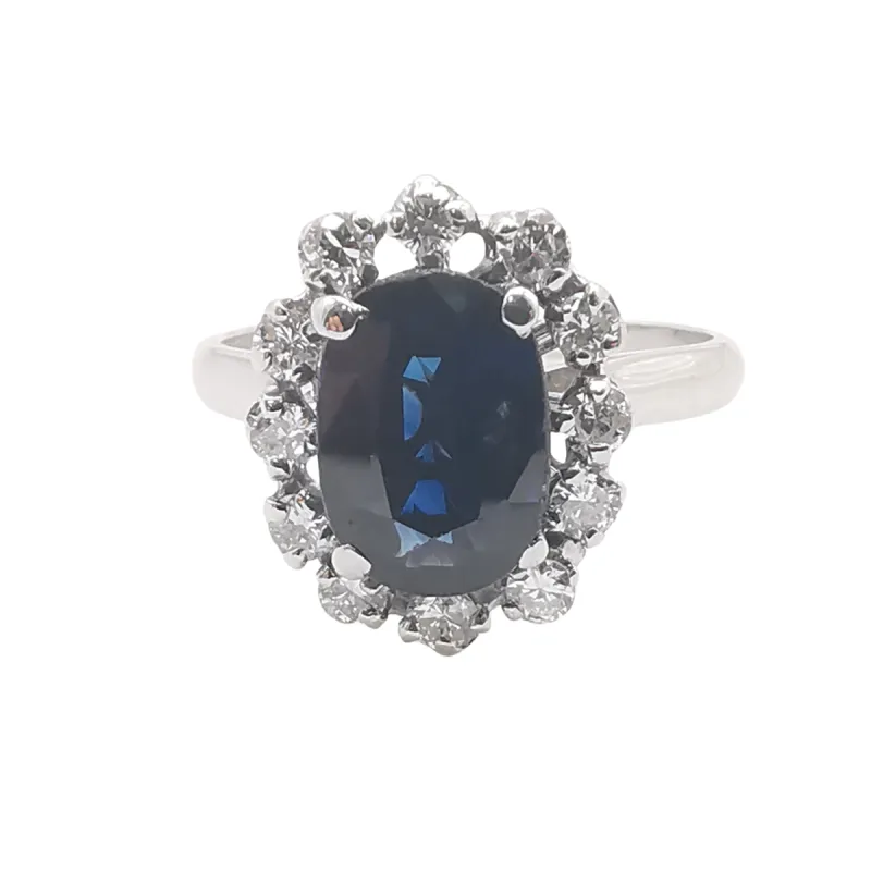 Bague en or saphir et diamants sold by 58 Facettes