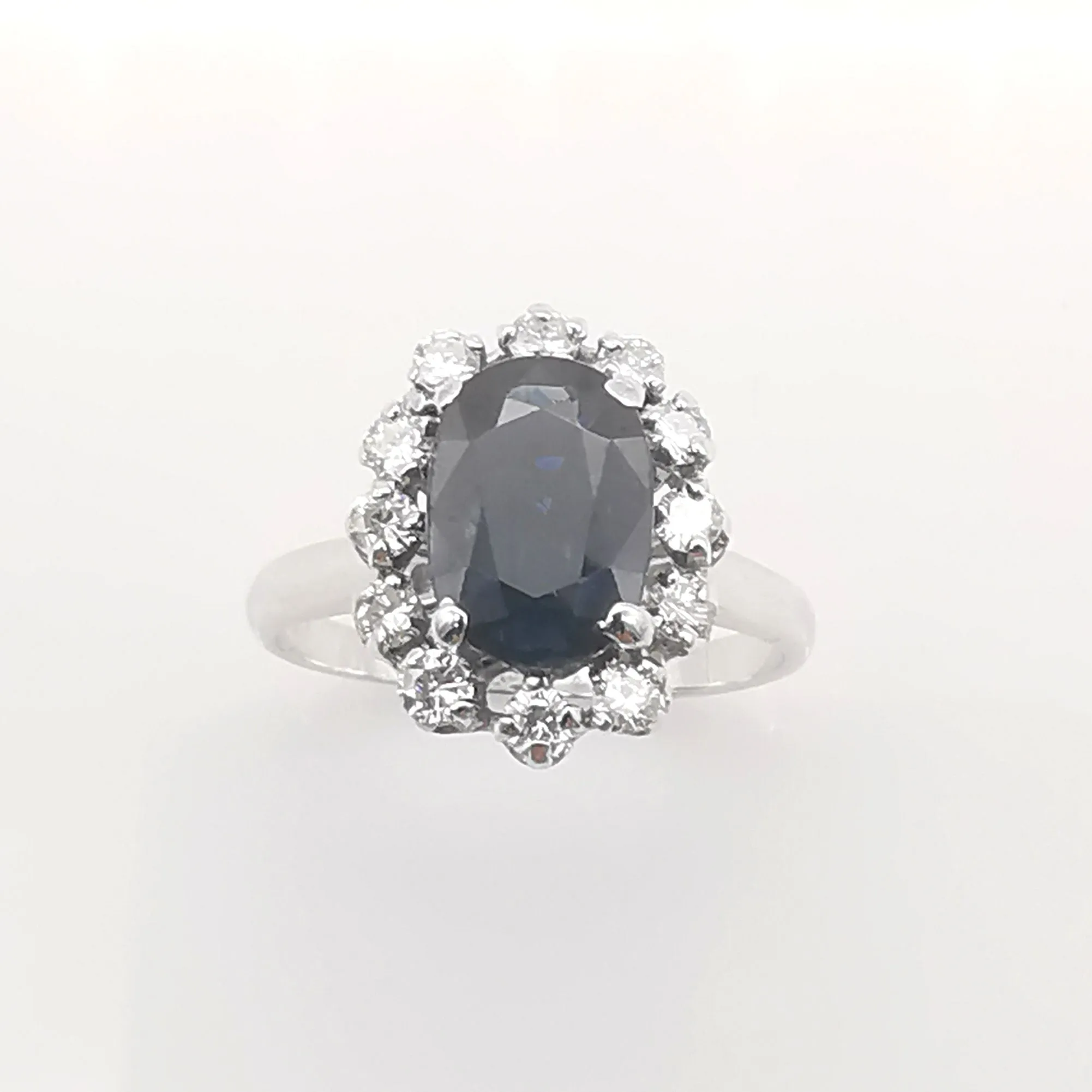 Bague en or saphir et diamants sold by 58 Facettes product image thumbnail 5