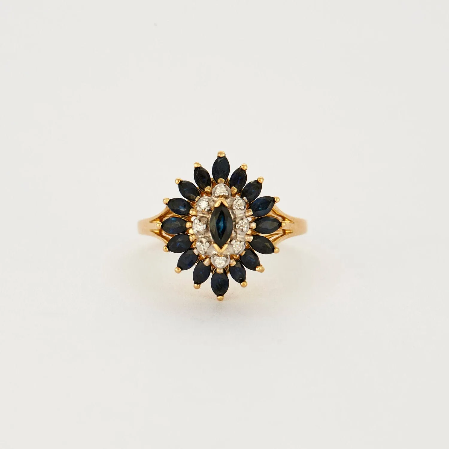 Bague à motif floral sold by 58 Facettes