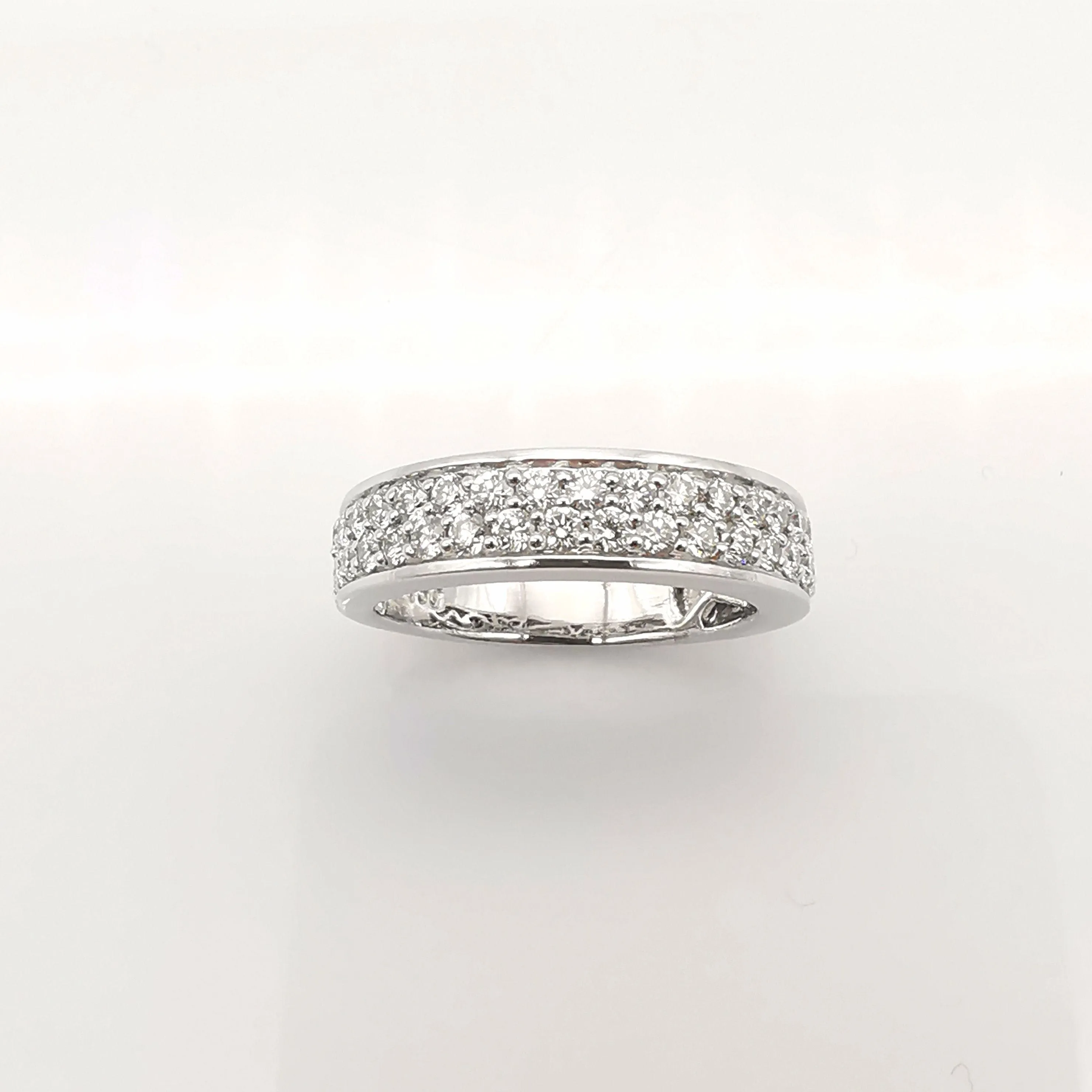 Bague or blanc pavage Diamants sold by 58 Facettes product image thumbnail 5