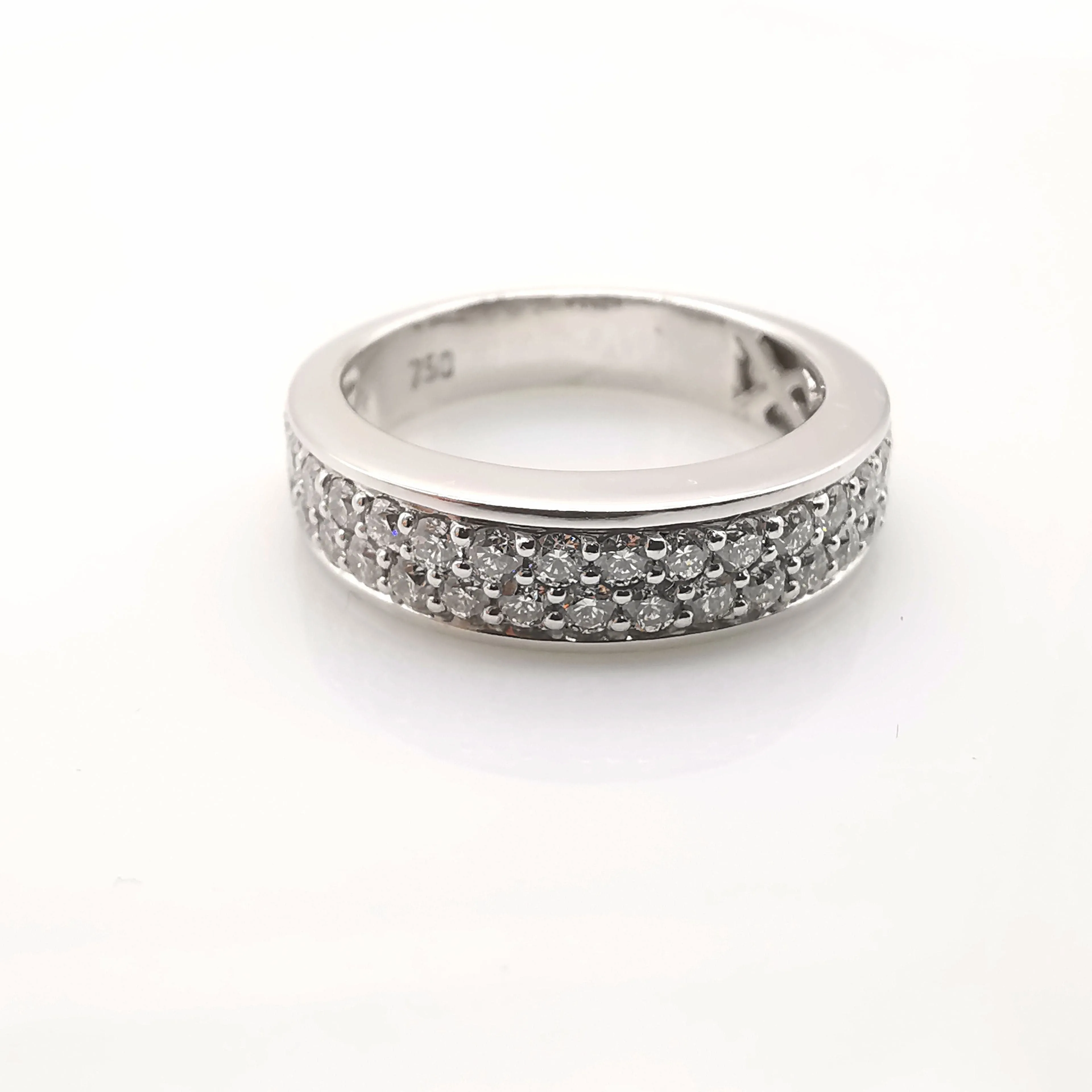 Bague or blanc pavage Diamants sold by 58 Facettes product image thumbnail 4