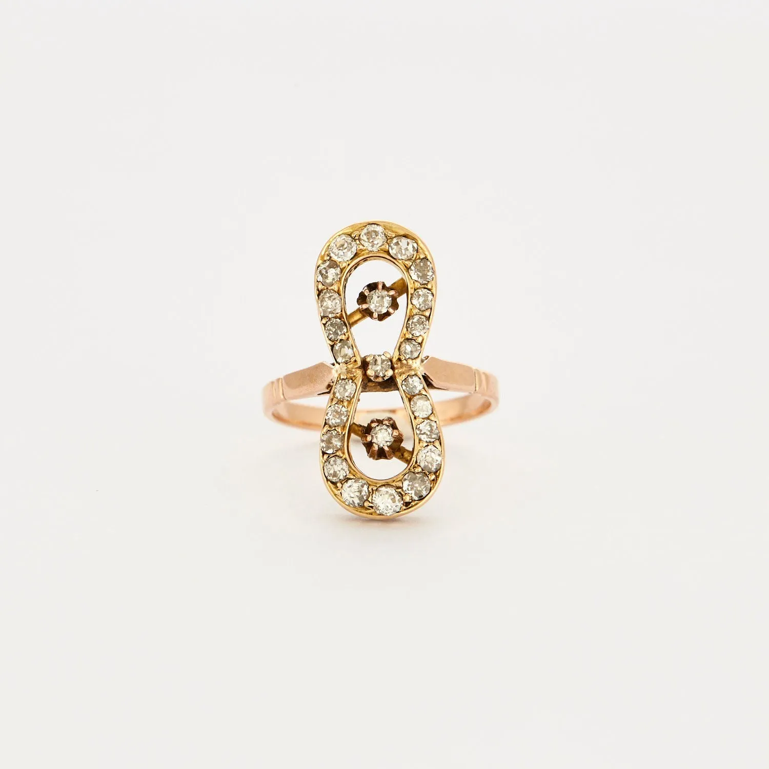 Bague infini or et diamants sold by 58 Facettes product image thumbnail 2