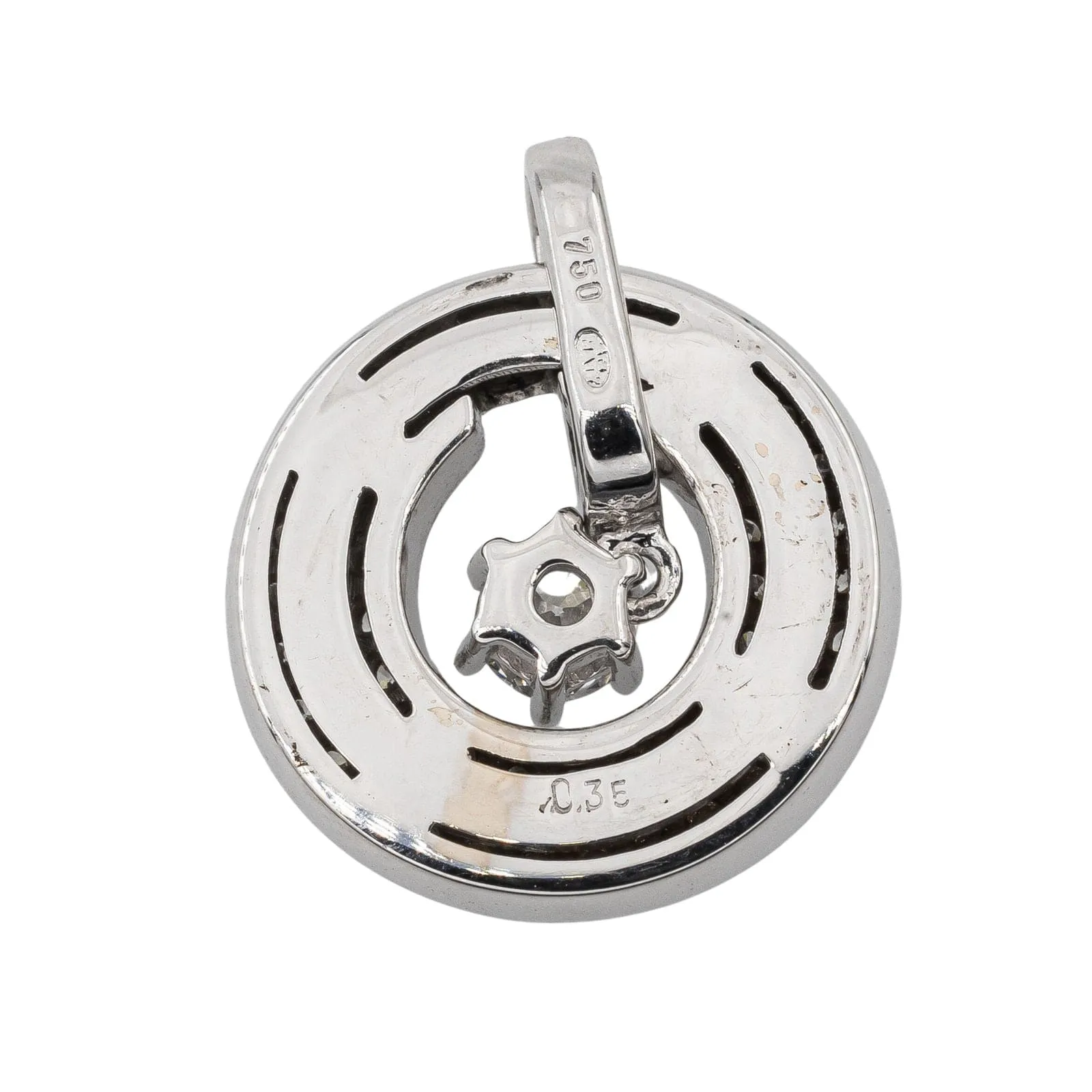 Pendentif Or blanc Diamant sold by 58 Facettes product image thumbnail 2