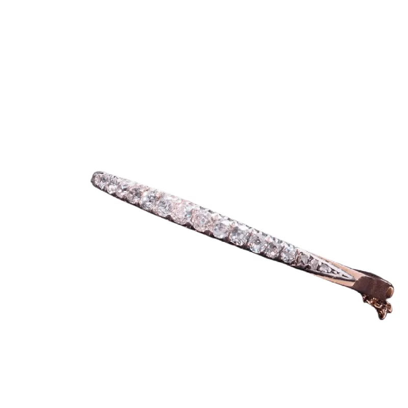 Bracelet Or jaune Argent Diamants époque Napoléon III sold by 58 Facettes