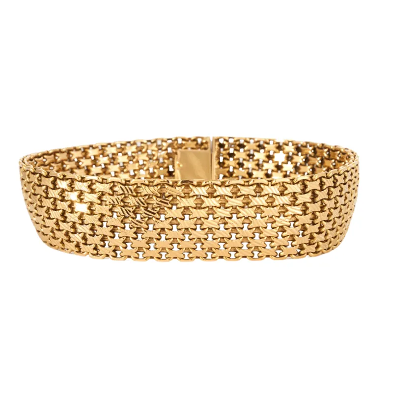 Bracelet tank or jaune sold by 58 Facettes
