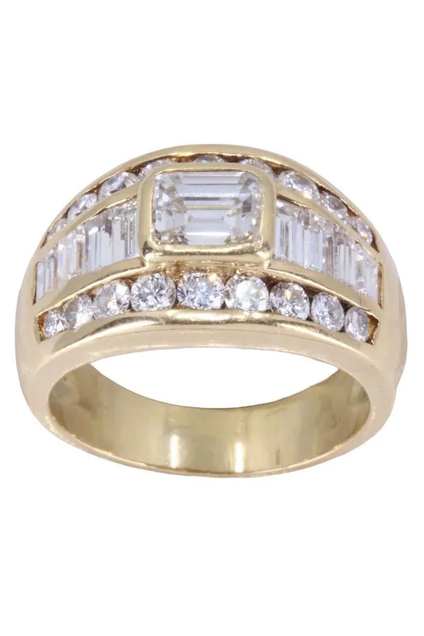 BAGUE MODERNE DIAMANTS sold by 58 Facettes product image thumbnail 3