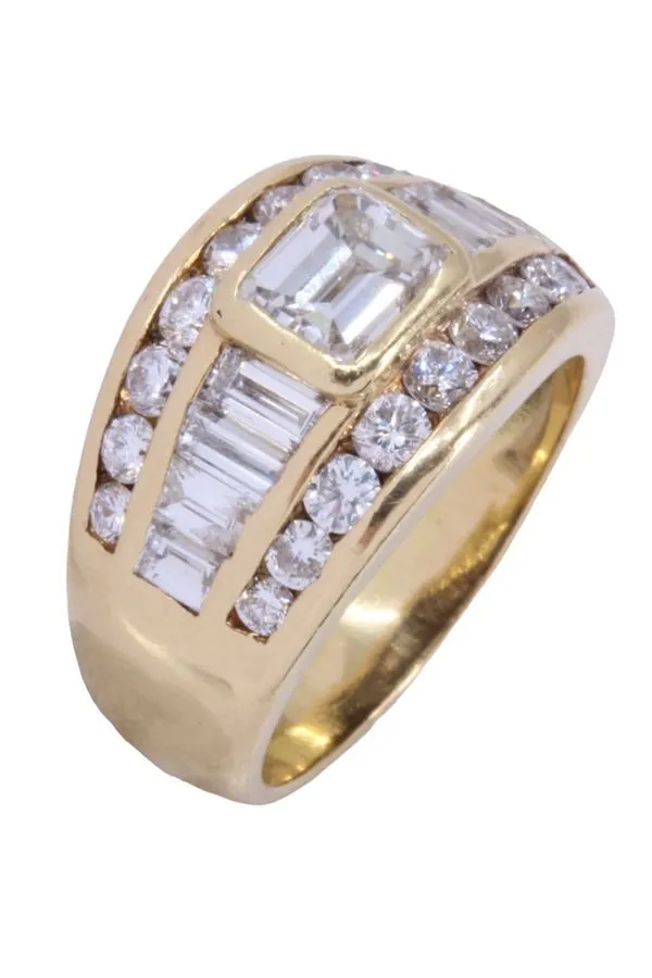 BAGUE MODERNE DIAMANTS sold by 58 Facettes product image thumbnail 4