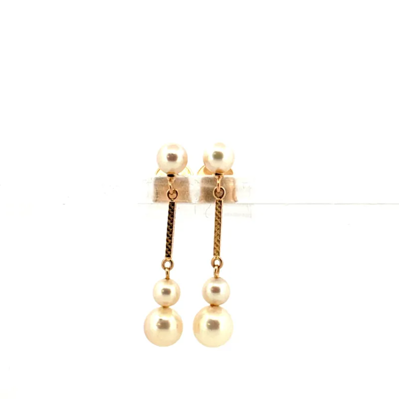 Boucles d'oreilles Or Jaune 18k & Perles sold by 58 Facettes