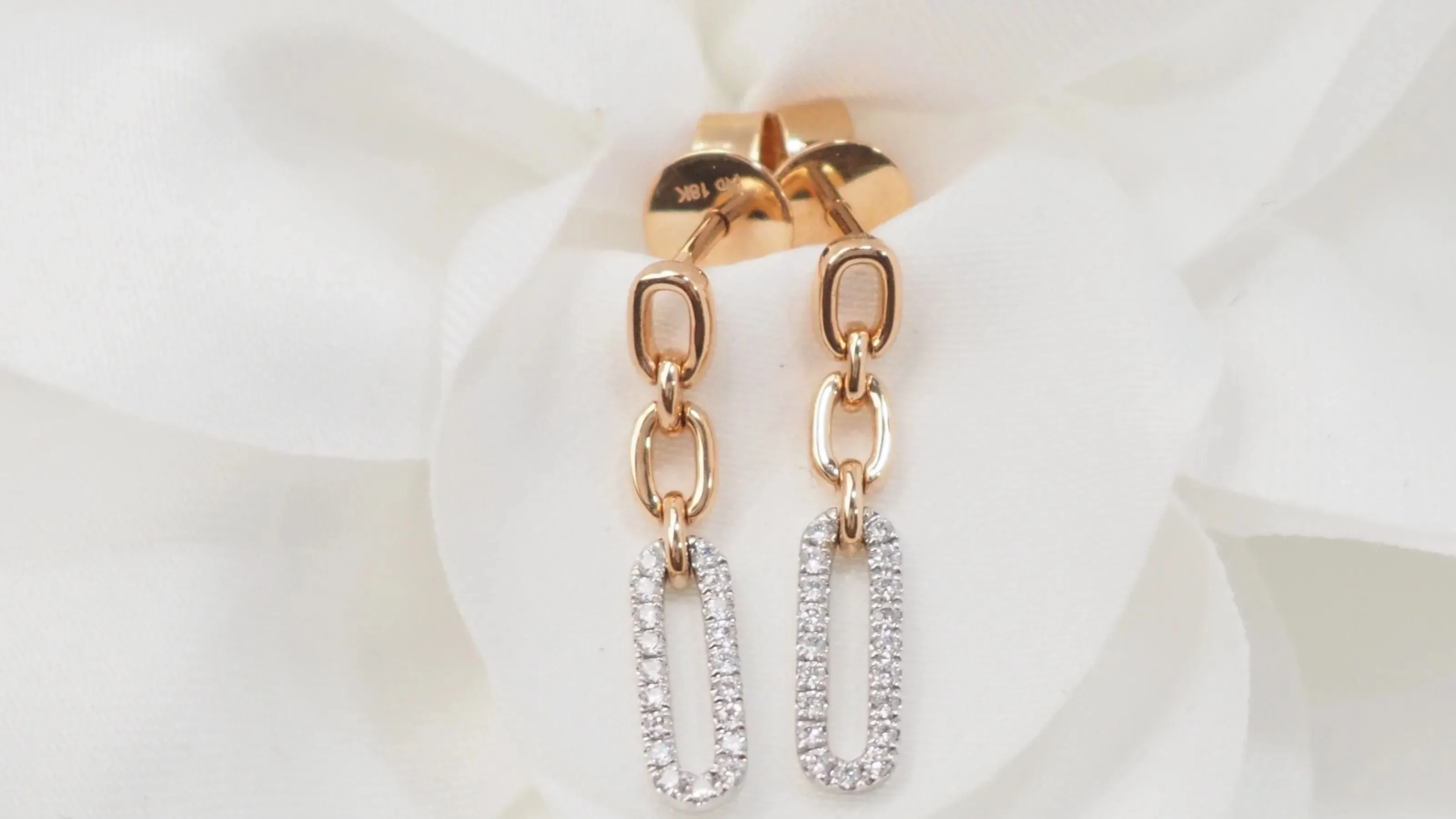 Pendants d'oreilles or bicolore et diamants sold by 58 Facettes product image thumbnail 5