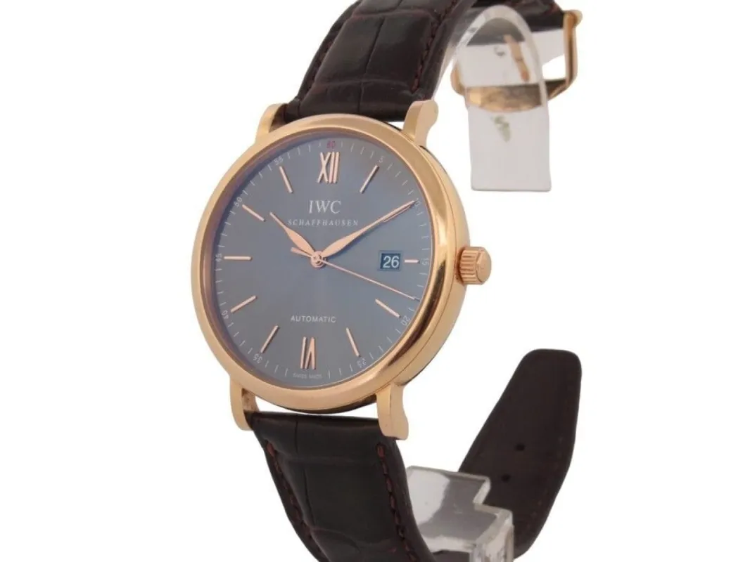 montre IWC portofino iw356511 en or rose 18k automatique 40 mm en sold by 58 Facettes