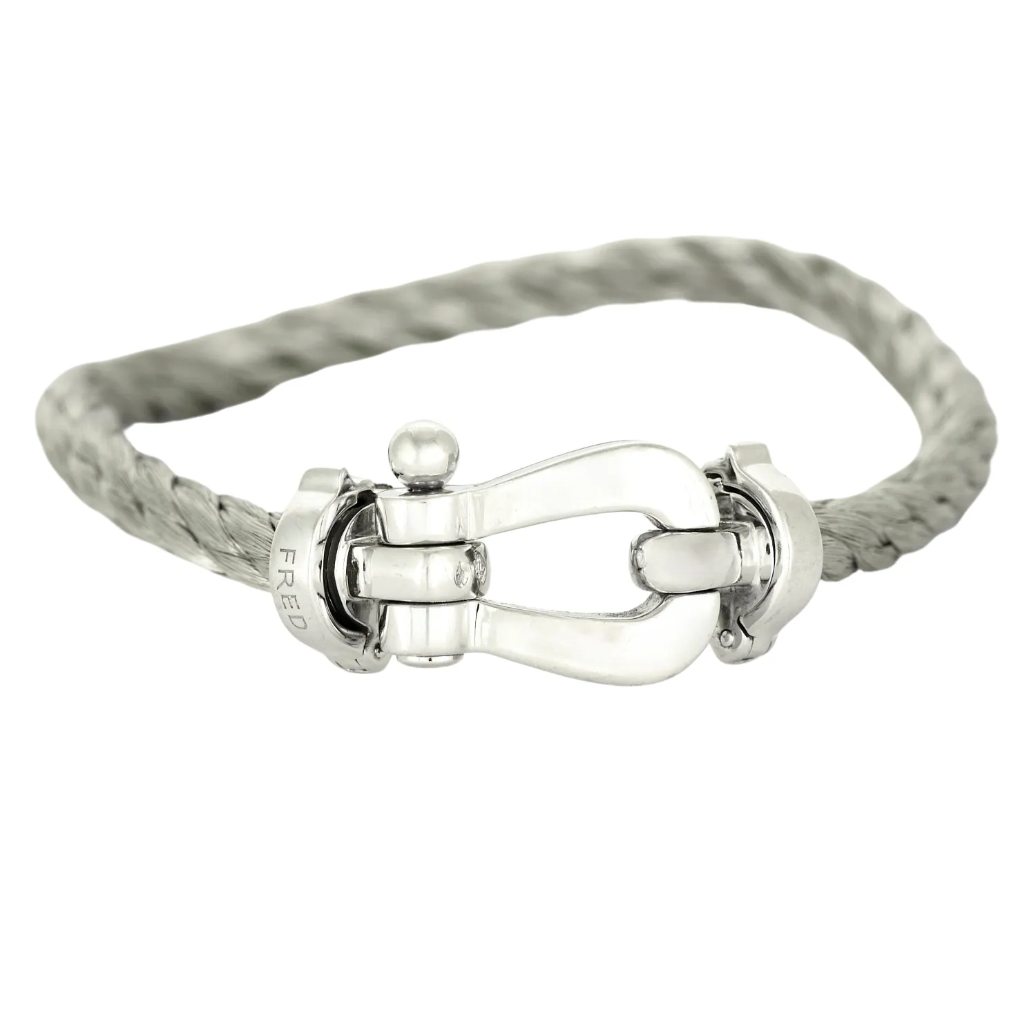 FRED - Bracelet Force 10 or gris et acier sold by 58 Facettes product image thumbnail 3