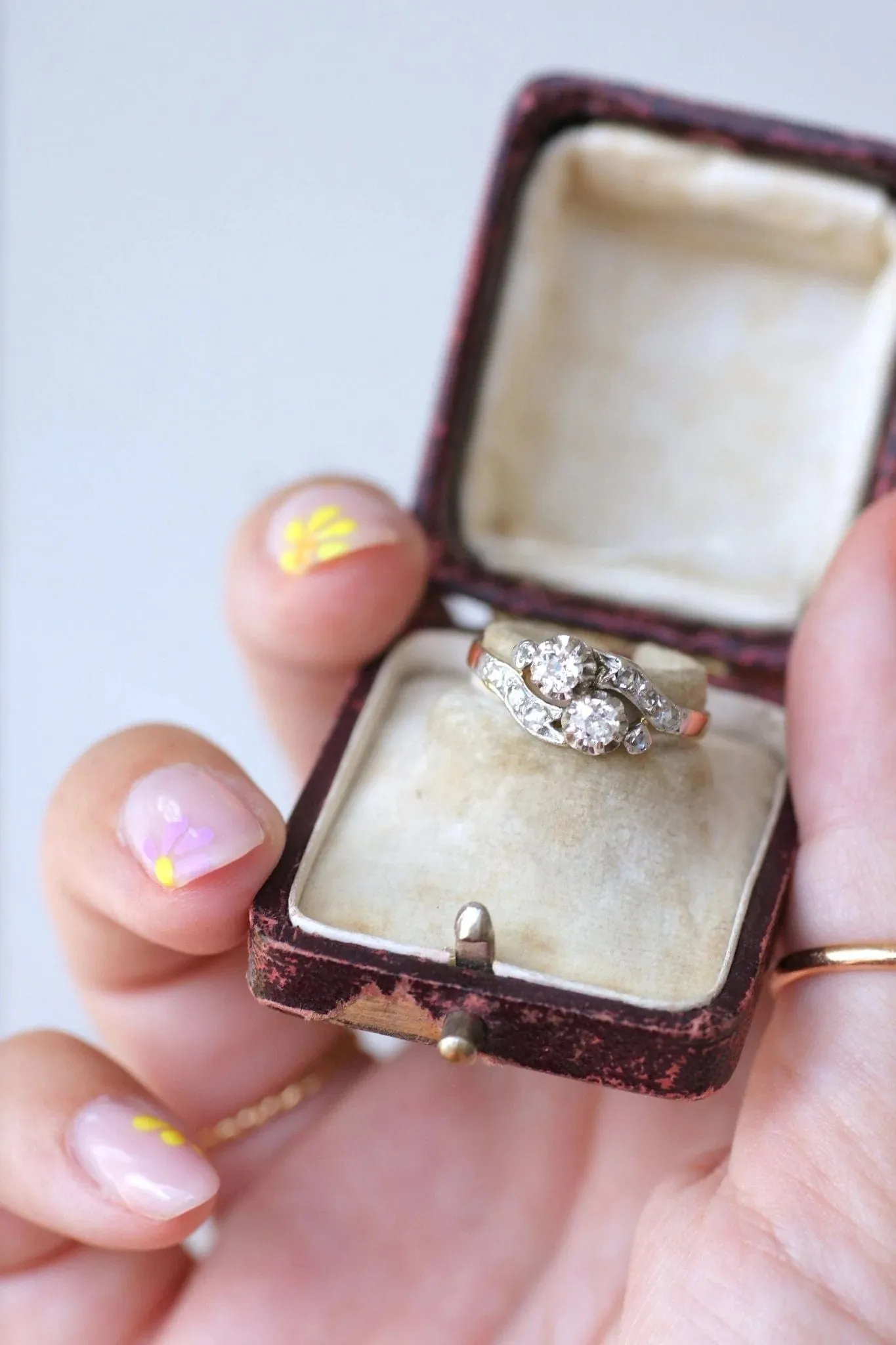 Bague Toi et Moi diamants sold by 58 Facettes product image thumbnail 3