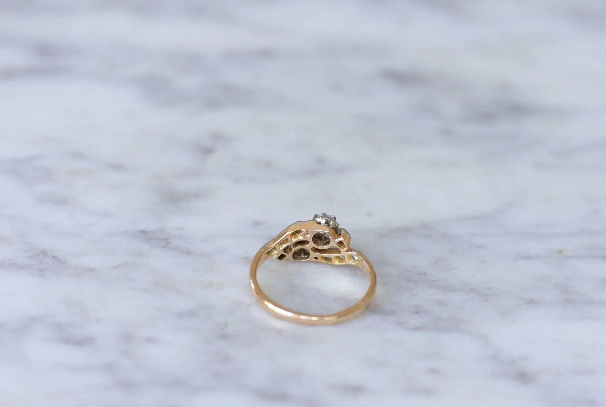 Bague Toi et Moi diamants sold by 58 Facettes product image thumbnail 5