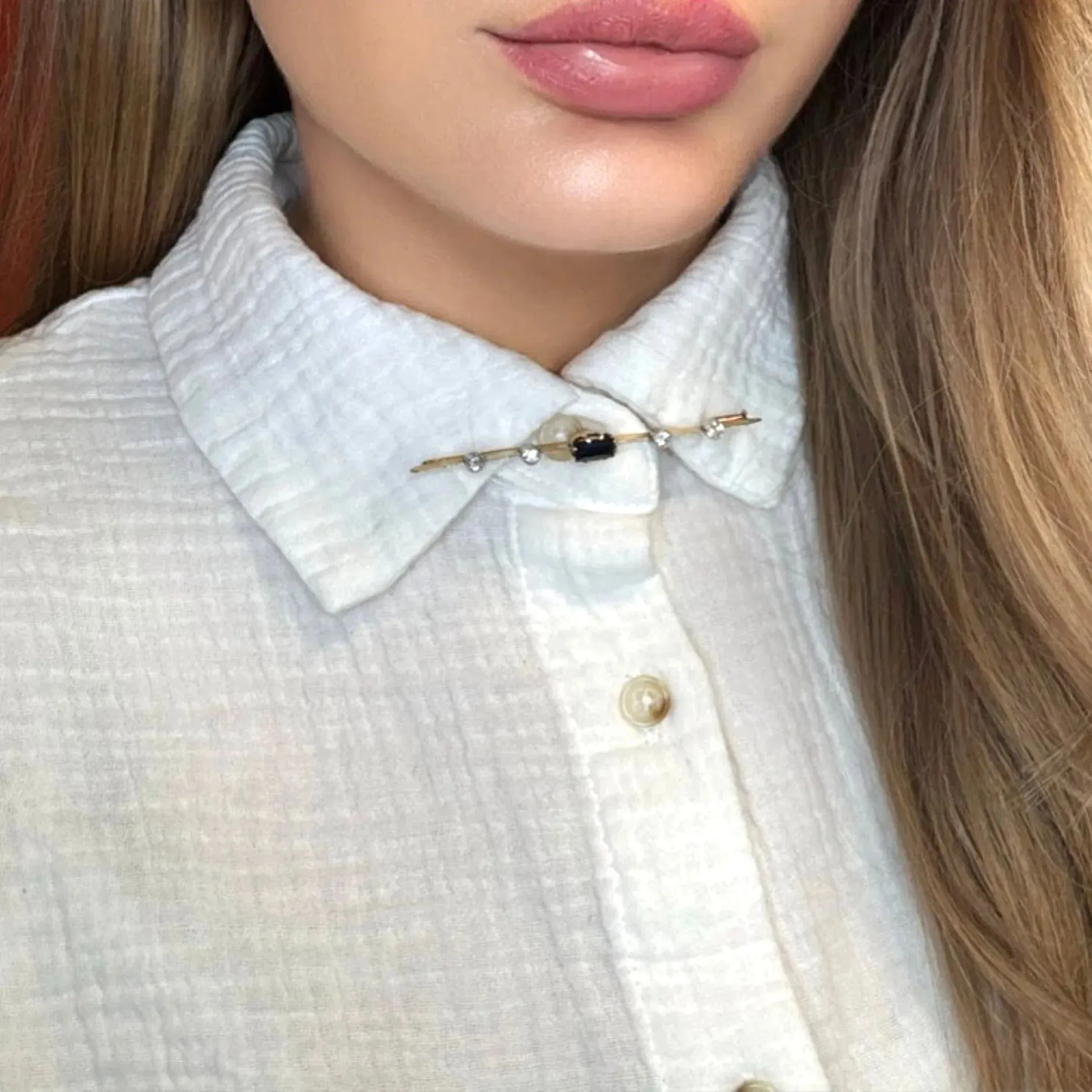 Broche Or jaune topaze et diamants sold by 58 Facettes product image thumbnail 2