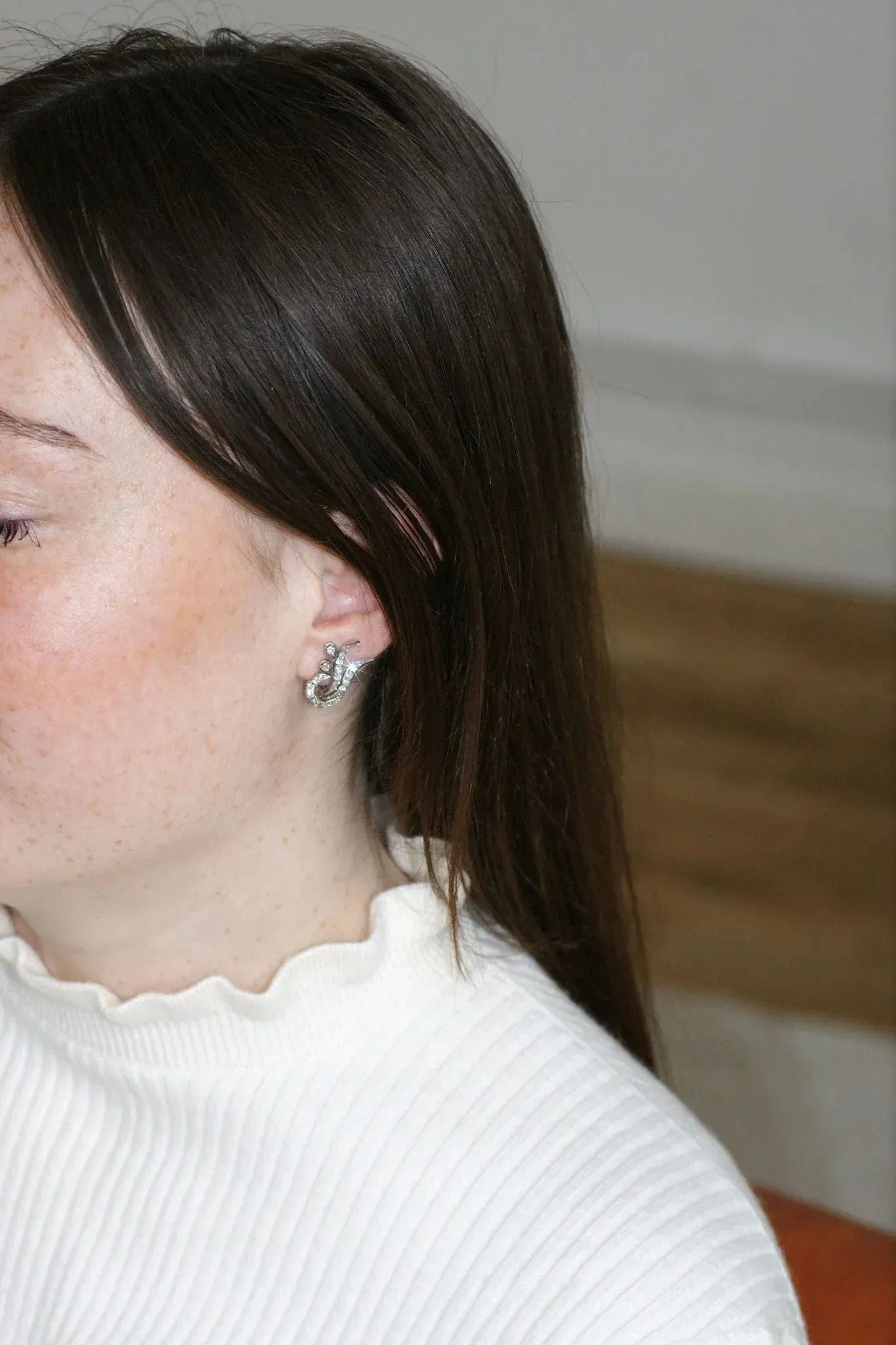 Boucles d'oreilles Retro Or blanc Diamants sold by 58 Facettes product image thumbnail 2