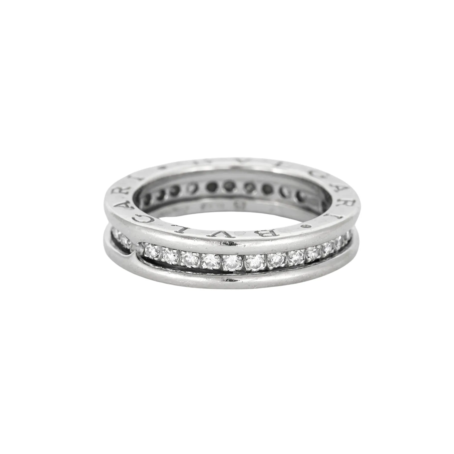 BULGARI - Bague B.ZERO 1 or gris diamants sold by 58 Facettes