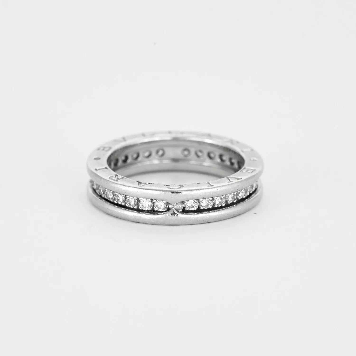 BULGARI - Bague B.ZERO 1 or gris diamants sold by 58 Facettes product image thumbnail 5