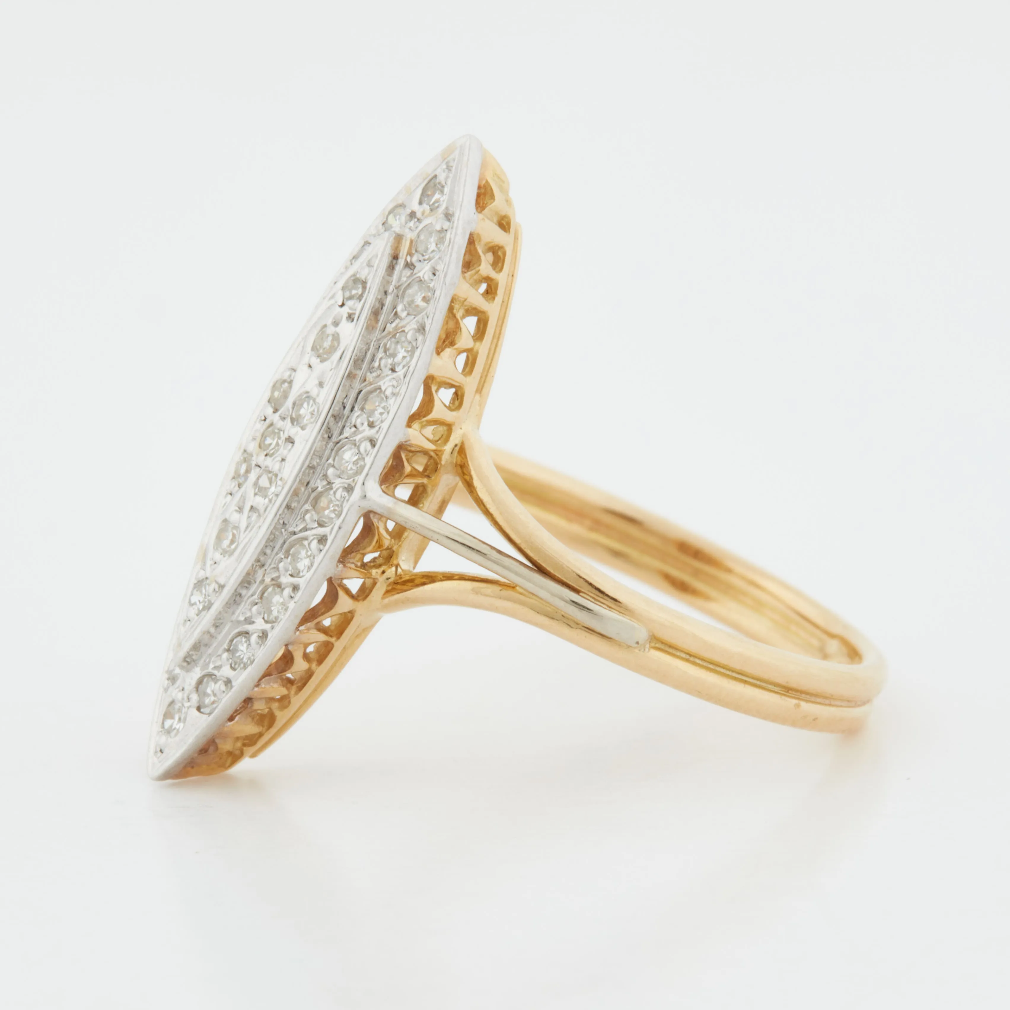 Bag Marquise Or jaune Diamants sold by 58 Facettes product image thumbnail 3