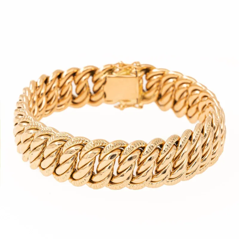 Bracelet Maille américaine Or jaune sold by 58 Facettes