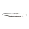Bracelet or blanc serti d’une barrette de diamants sold by 58 Facettes