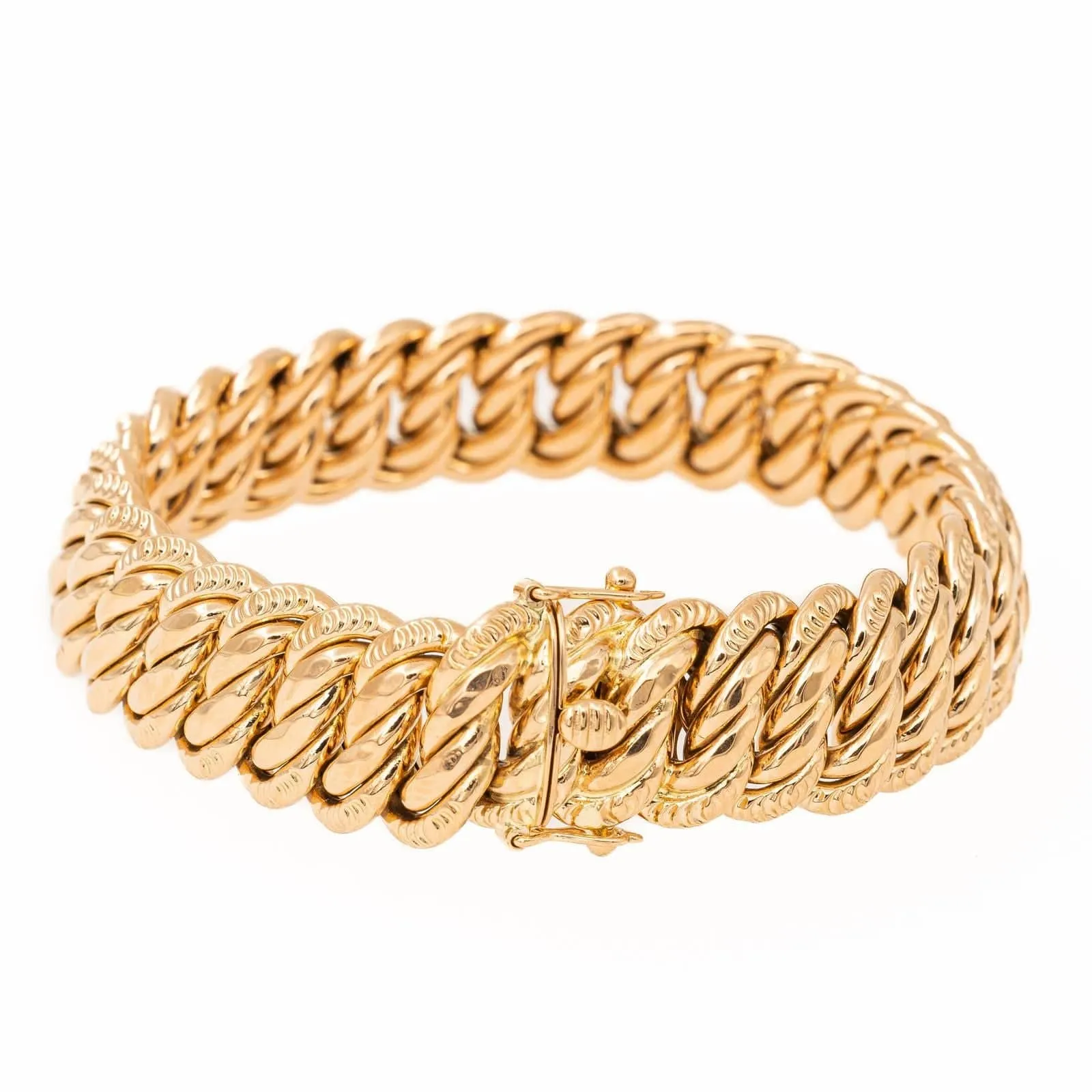 Bracelet Maille américaine Or jaune sold by 58 Facettes product image thumbnail 3