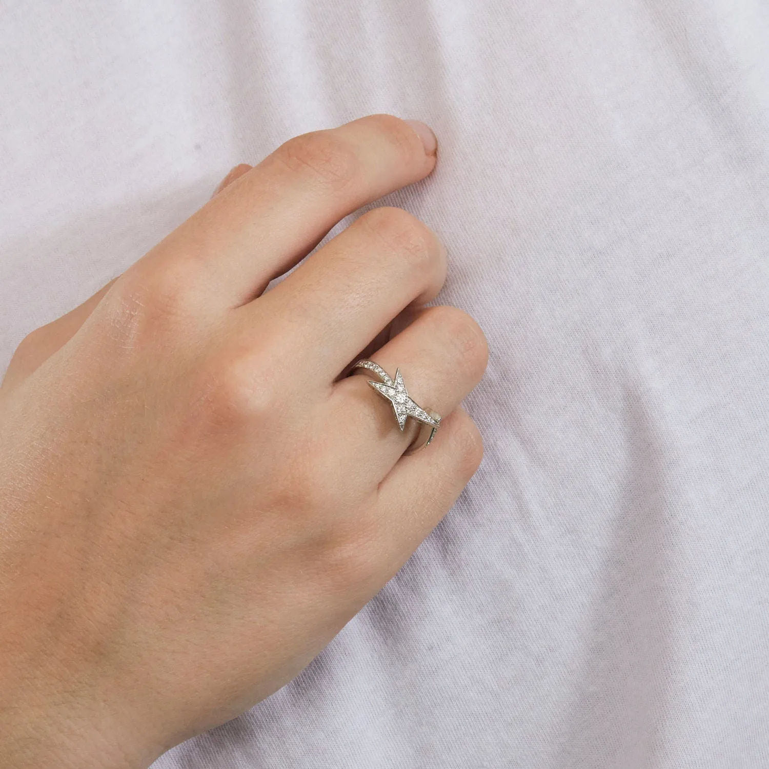 MAUBOUSSIN - Bague or blanc diamants sold by 58 Facettes product image thumbnail 2