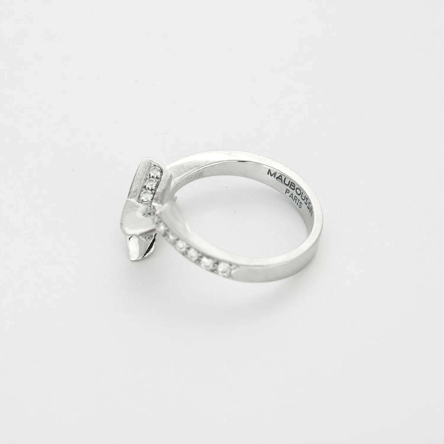 MAUBOUSSIN - Bague or blanc diamants sold by 58 Facettes product image thumbnail 3