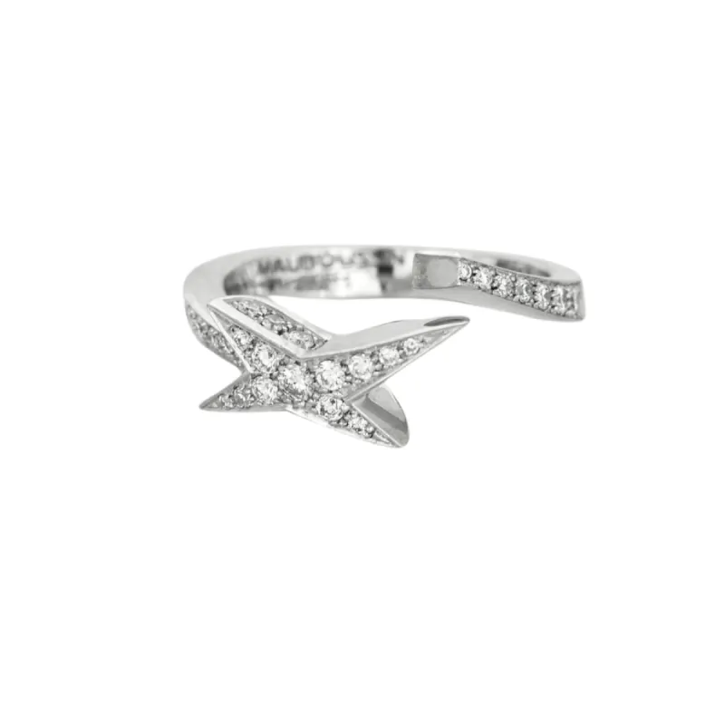 MAUBOUSSIN - Bague or blanc diamants sold by 58 Facettes
