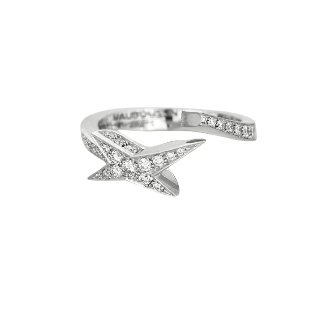MAUBOUSSIN - Bague or blanc diamants sold by 58 Facettes