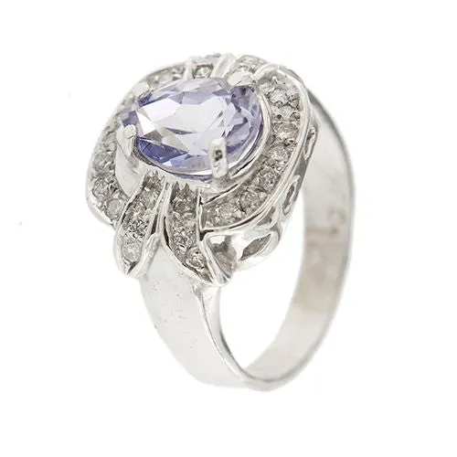 Bague or blanc saphir et diamants sold by 58 Facettes product image thumbnail 5