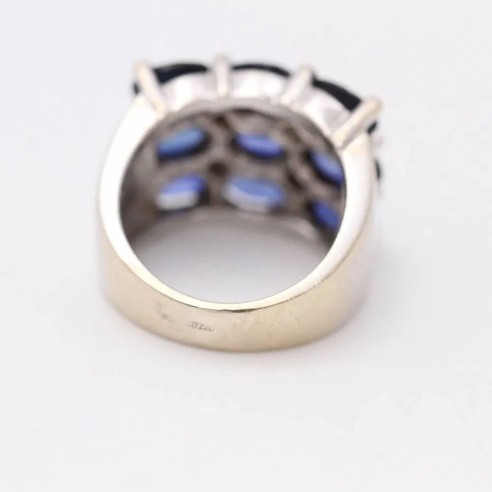 Bague en or avec saphirs sold by 58 Facettes product image thumbnail 3